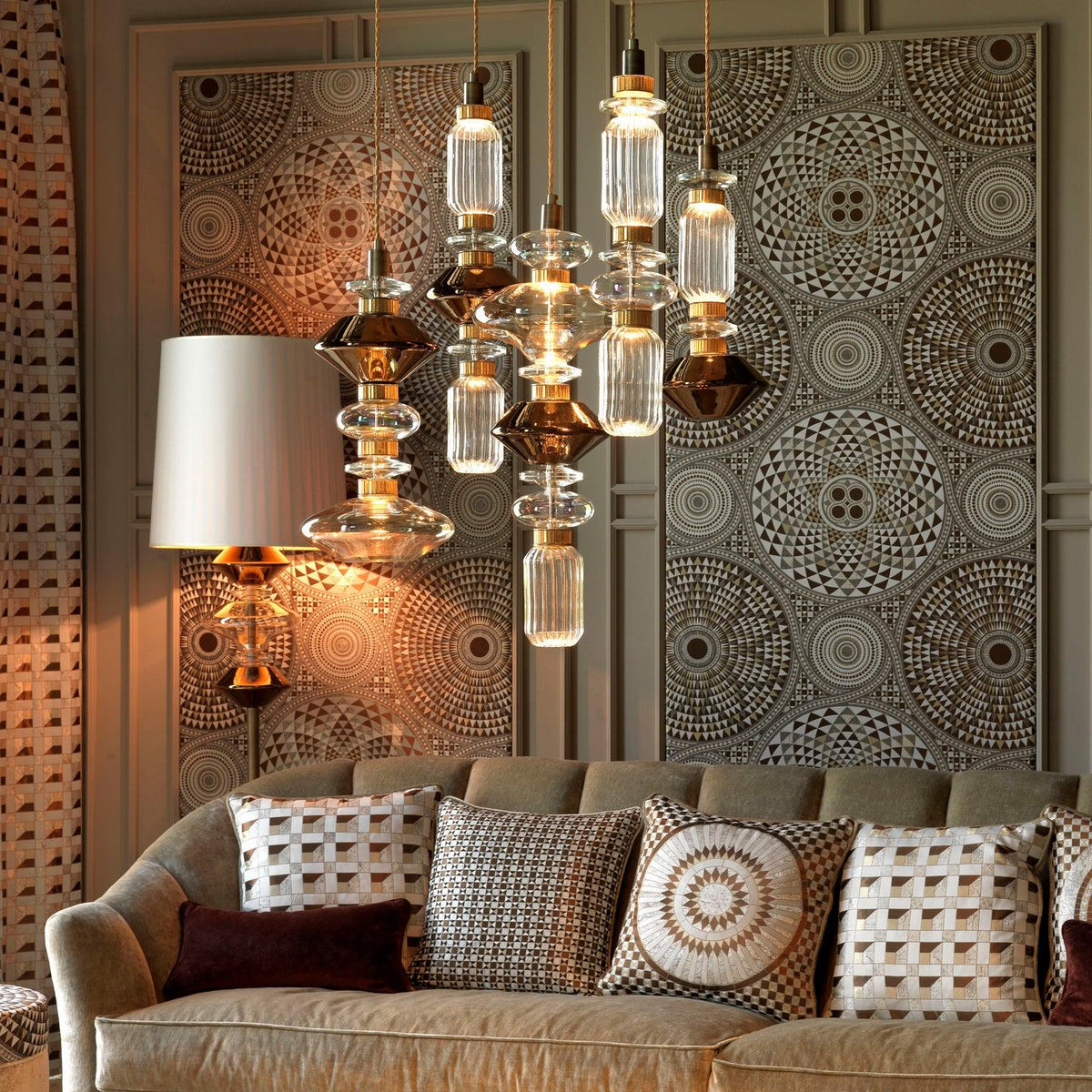 Veliora glas hanglamp luxe