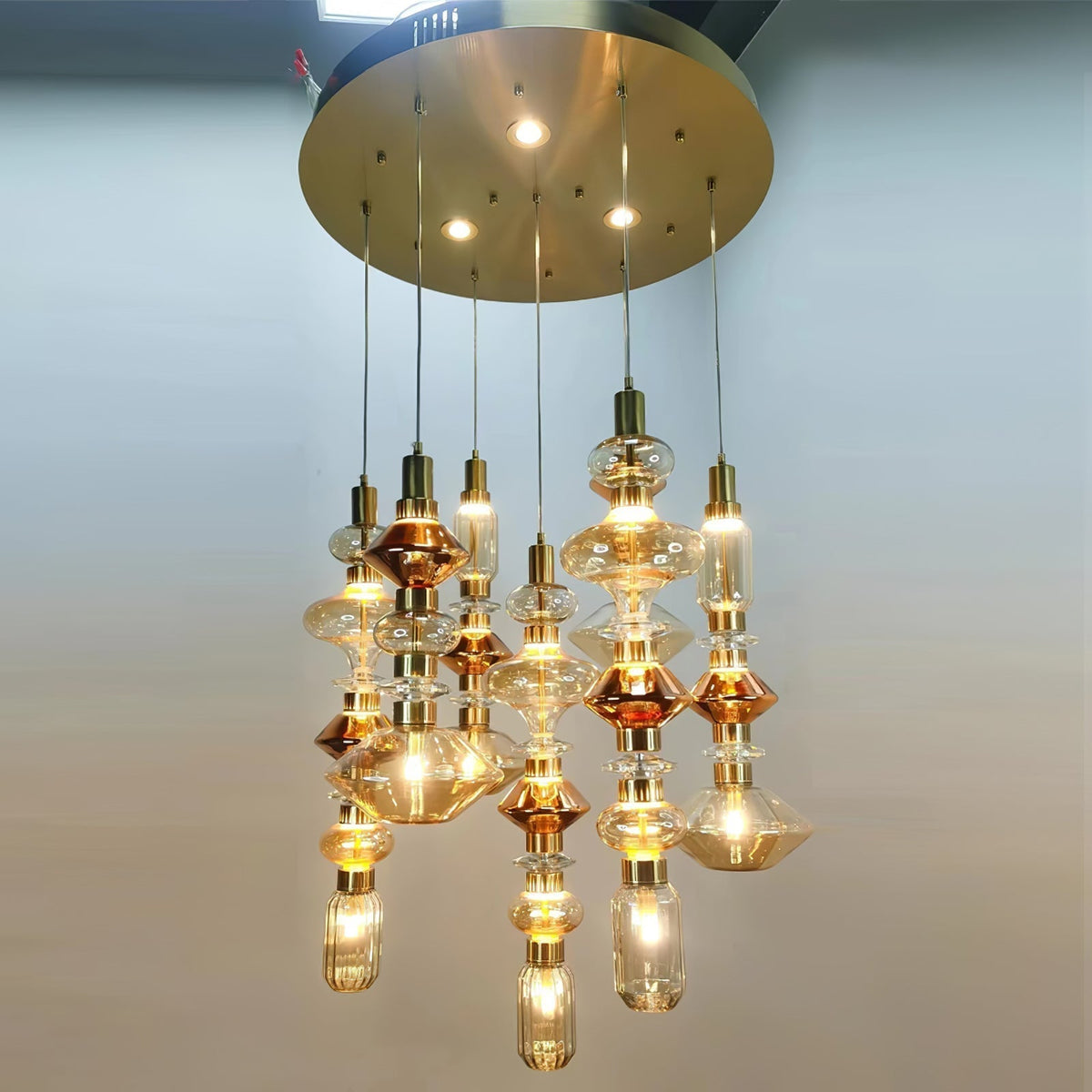 Veliora glas hanglamp luxe
