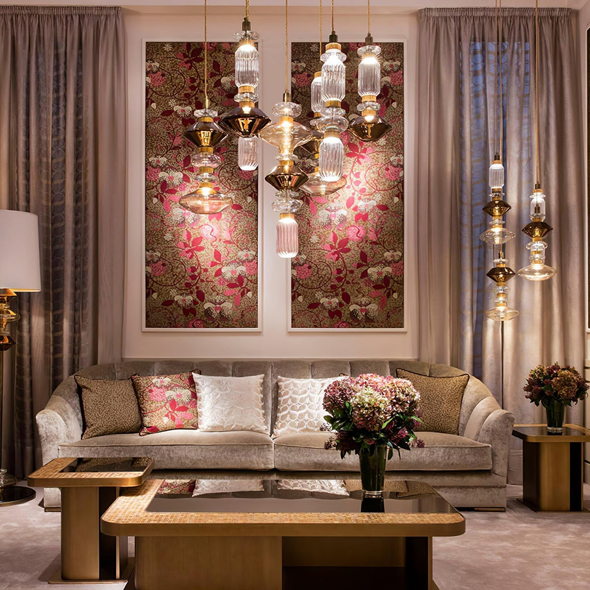 Veliora glas hanglamp luxe