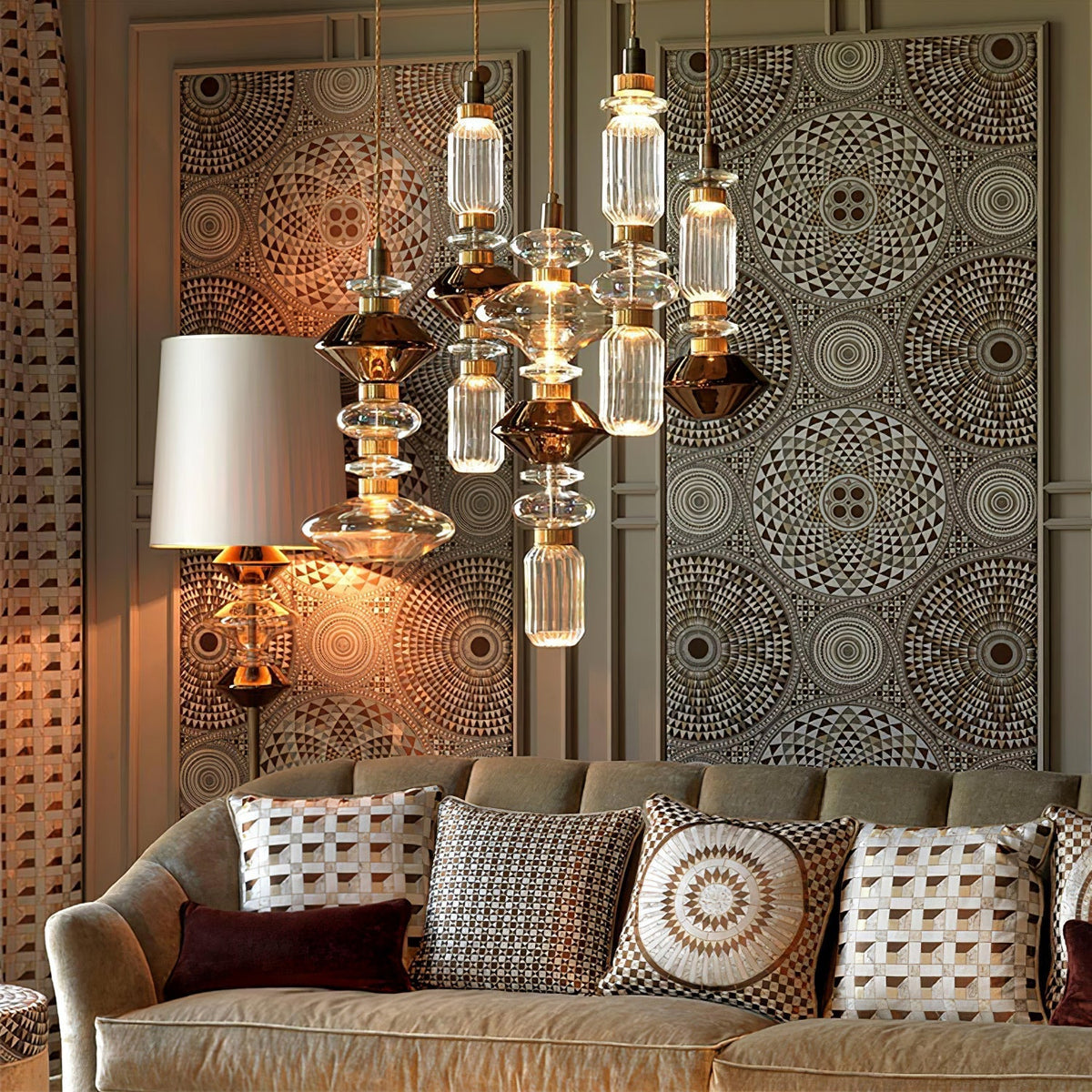 Veliora glas hanglamp luxe