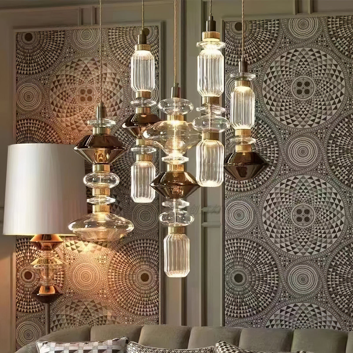 Veliora glas hanglamp luxe