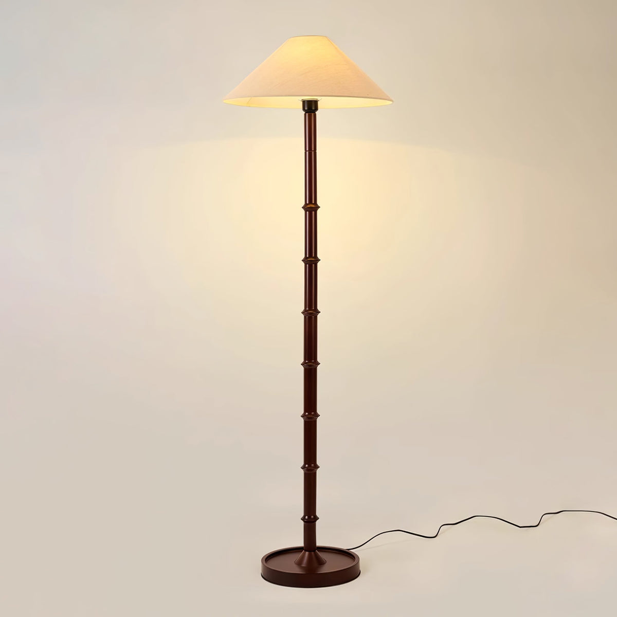 Zen vloerlamp van bamboe