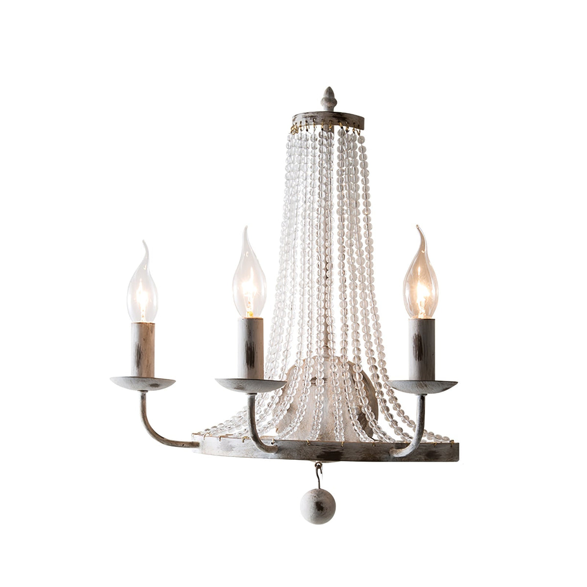 Arvela Vintage Industrial kristal wandlamp