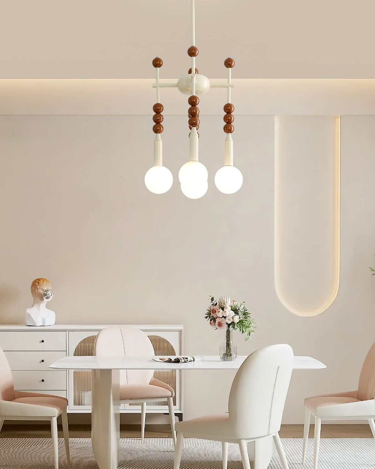Coshae Noordse kunst glas hanglamp
