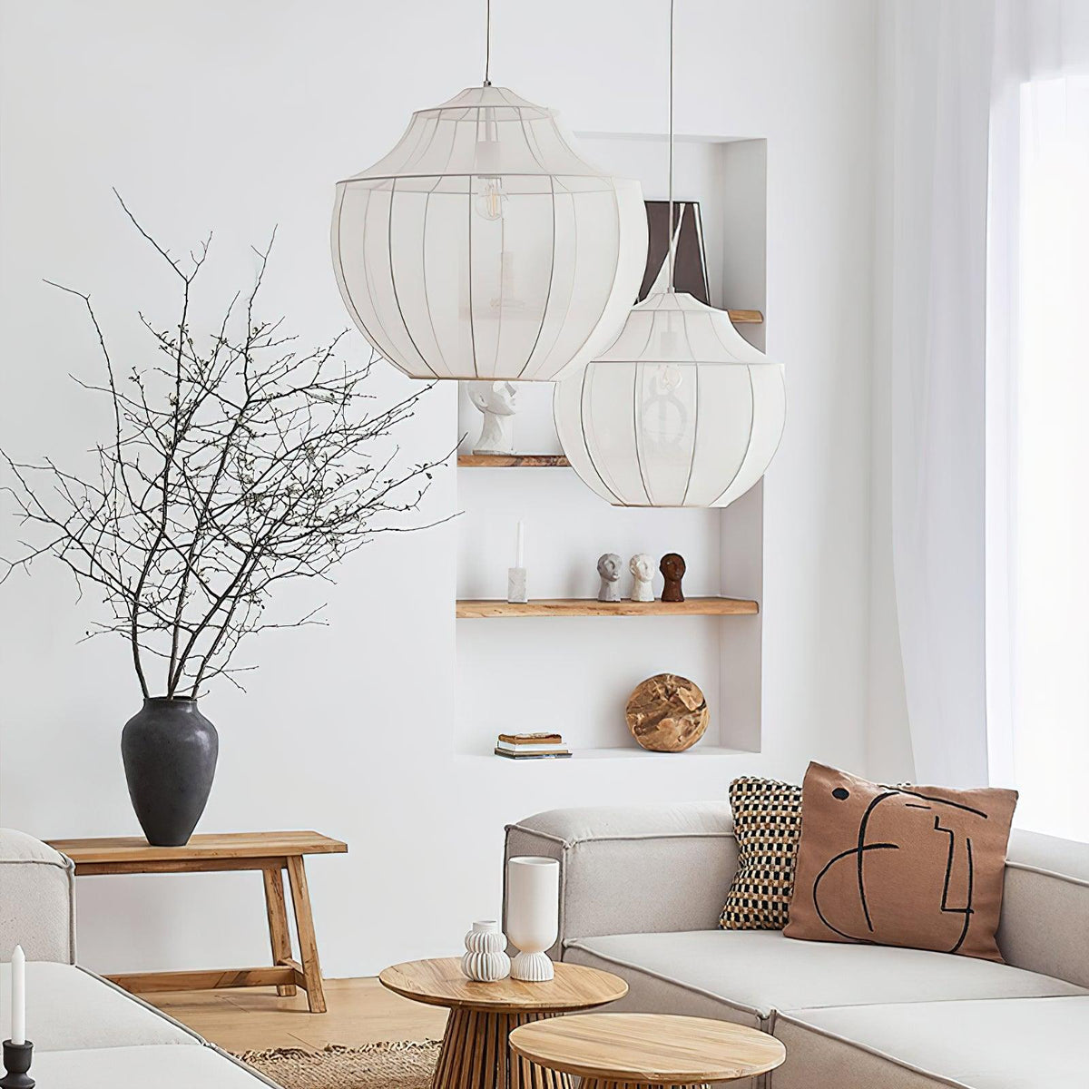 Frigen Premium elegantie Mesh stof hanglamp
