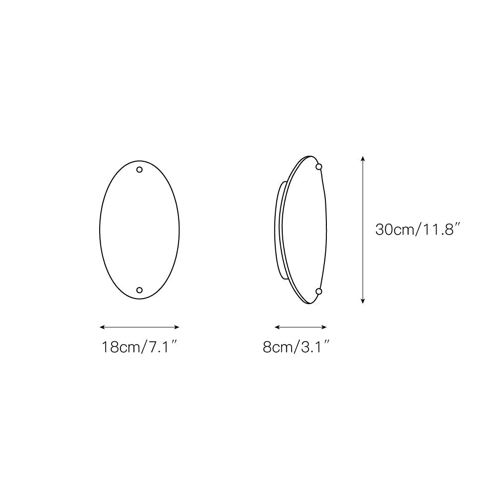 Kovex moderne minimalistische wandlamp met marmer
