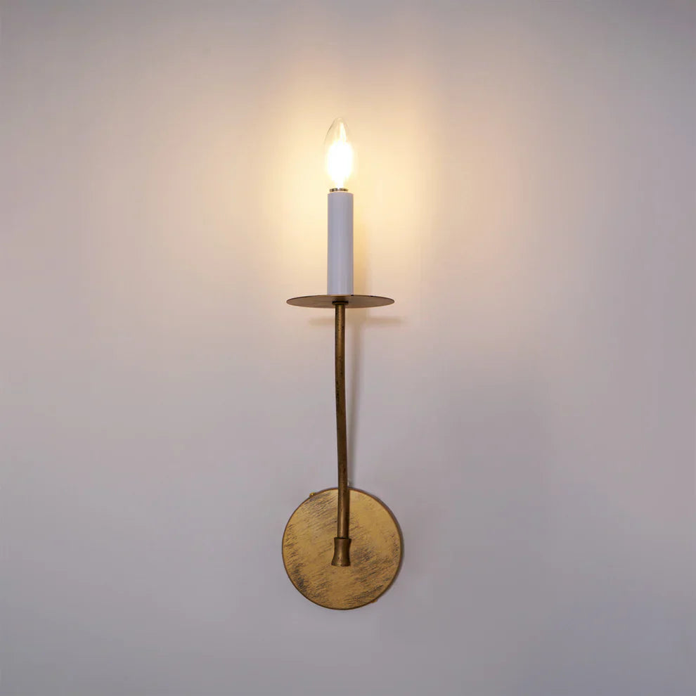 Alessio Vintage Kaars Metaal Wandlamp Armatuur Hal Slaapkamer Badkamer