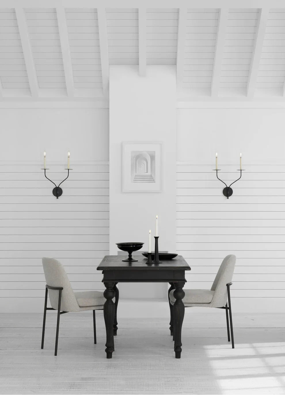 Alessio Vintage Kaars Metaal Wandlamp Armatuur Hal Slaapkamer Badkamer