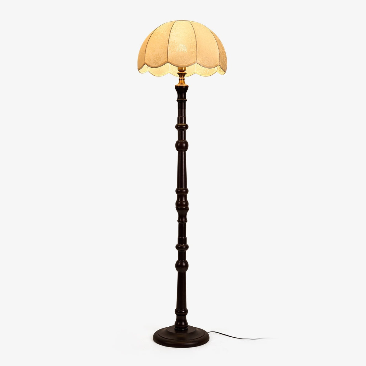 Maverick Vintage Houten vloerlamp