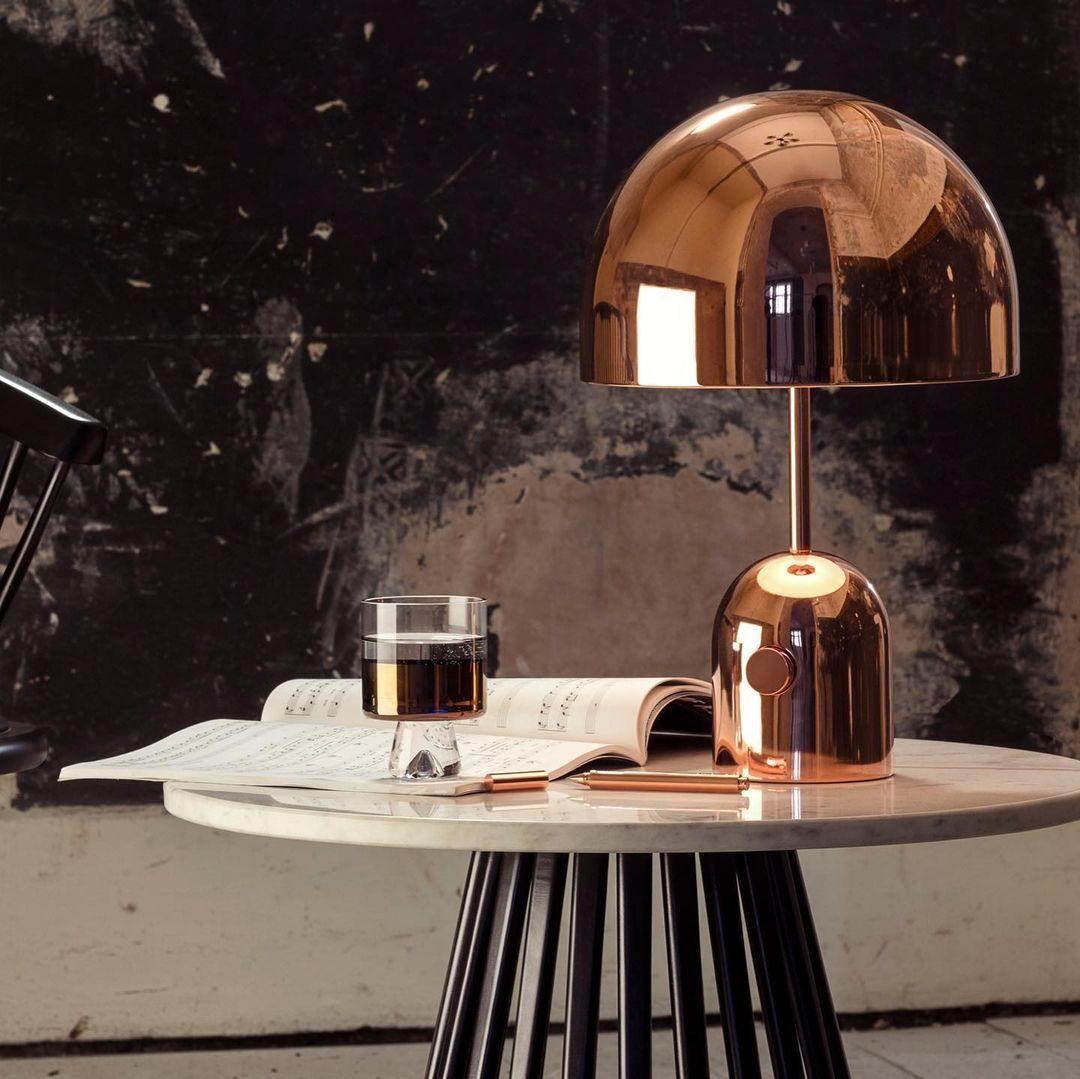 Ames luxe tafellamp in chrome