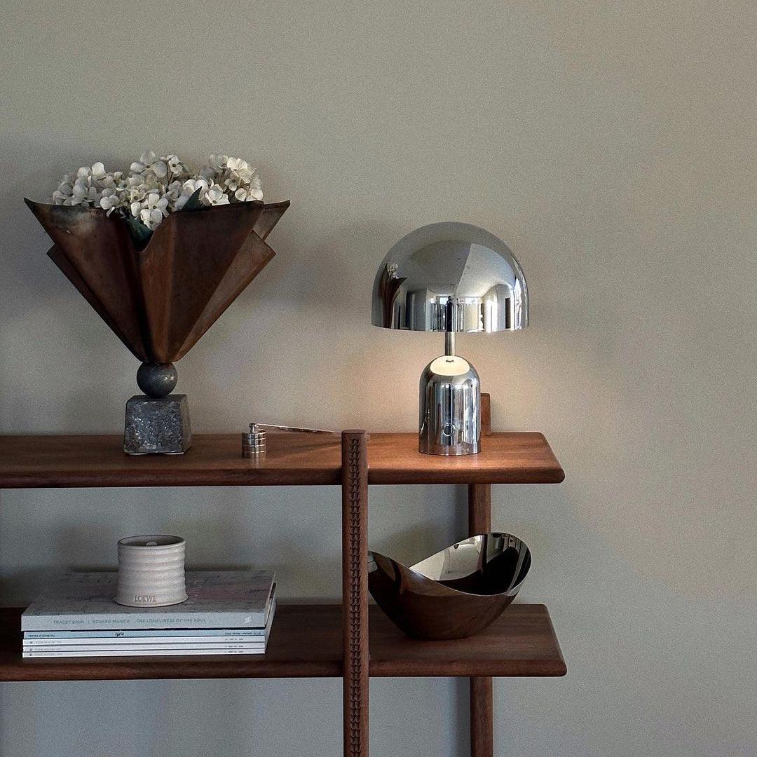Ames luxe tafellamp in chrome