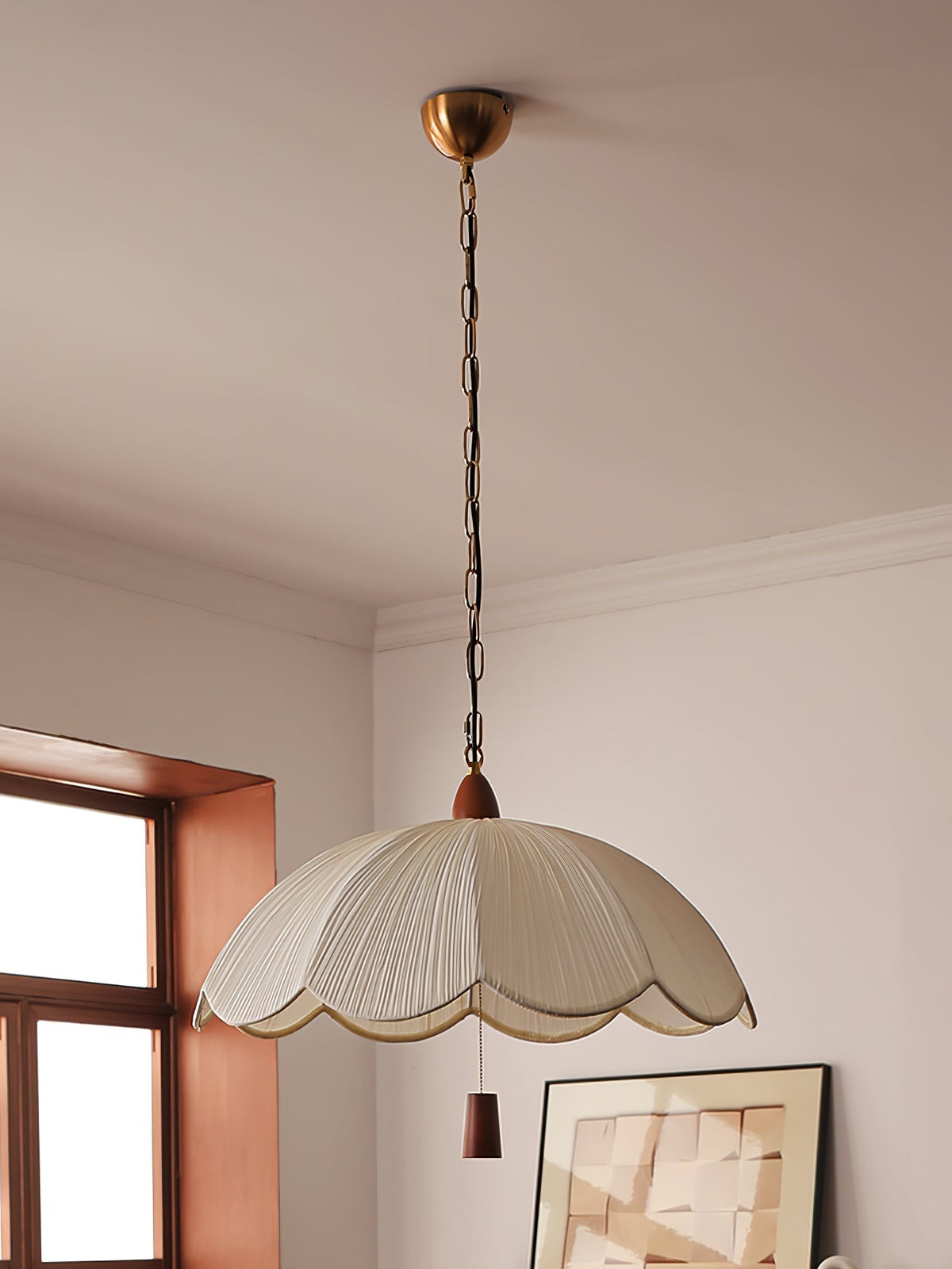 Vephael Art Nouveau hanglamp met kleurstof