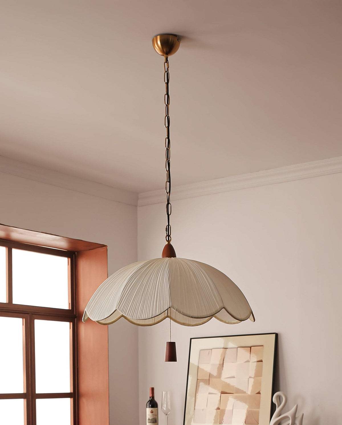 Vephael Art Nouveau hanglamp met kleurstof