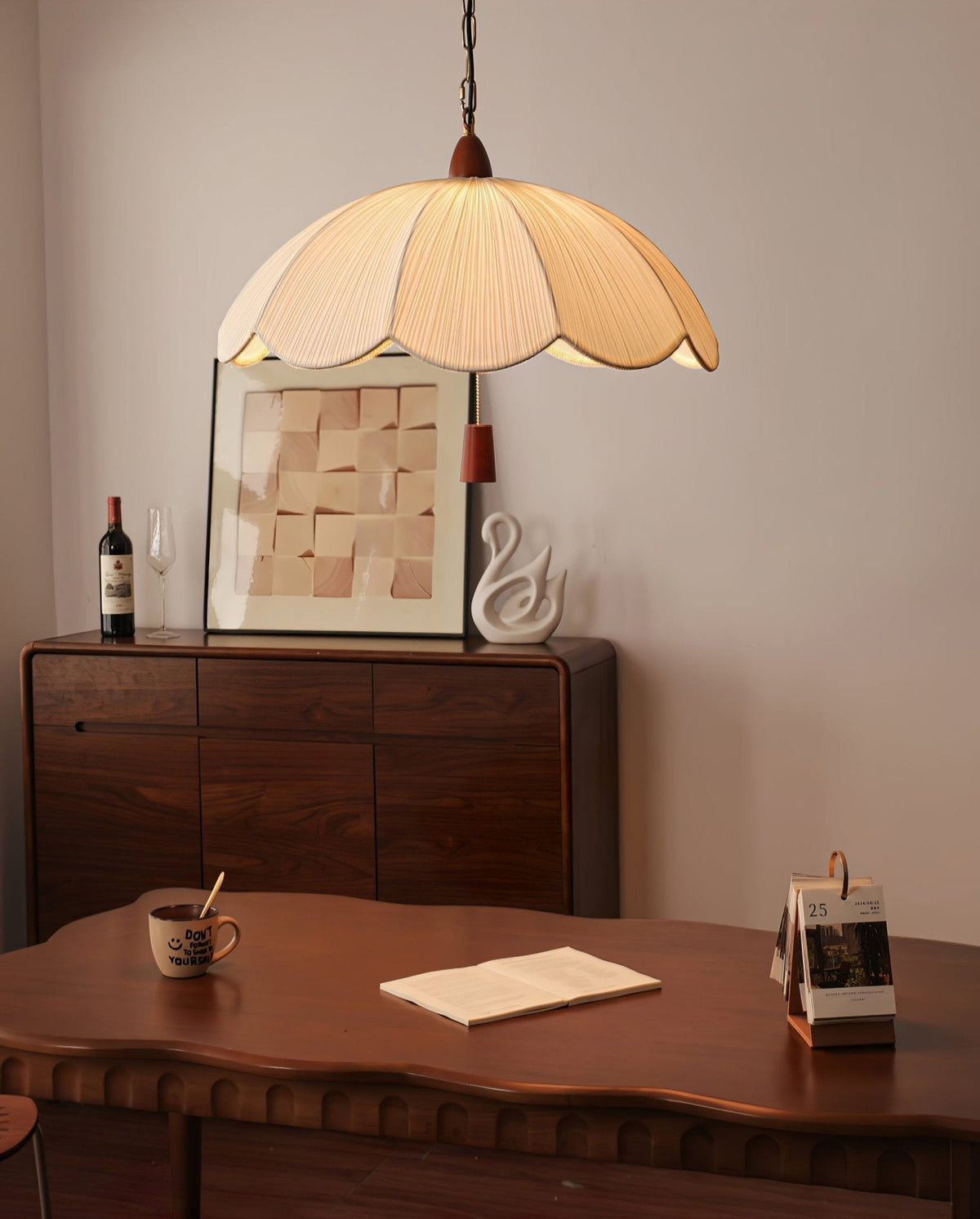 Vephael Art Nouveau hanglamp met kleurstof