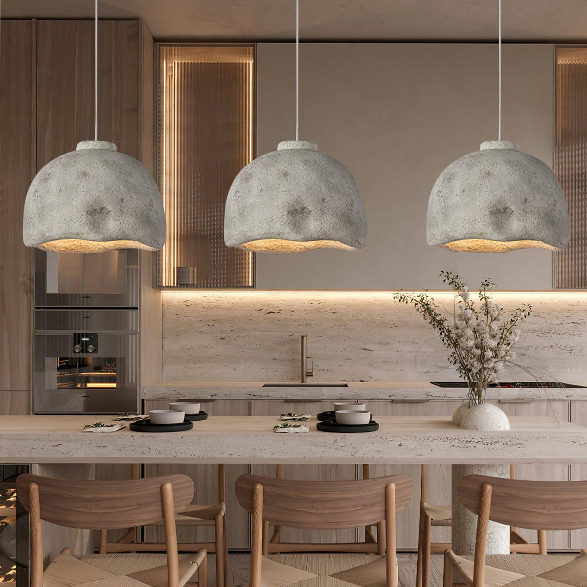 Dirixon Industriële hanglamp grijs en bruin