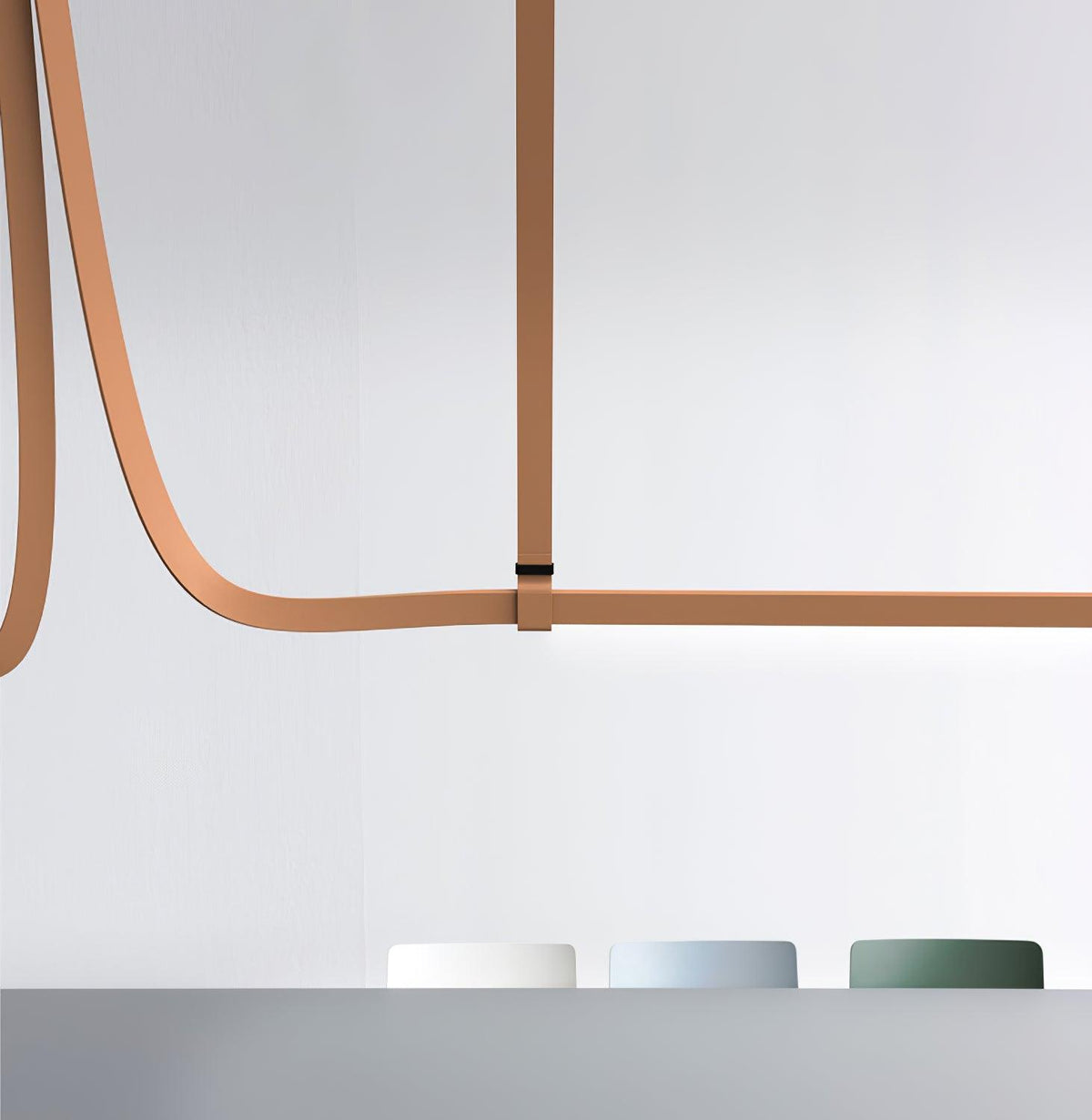 Zaleth Moderne hanglamp van leer