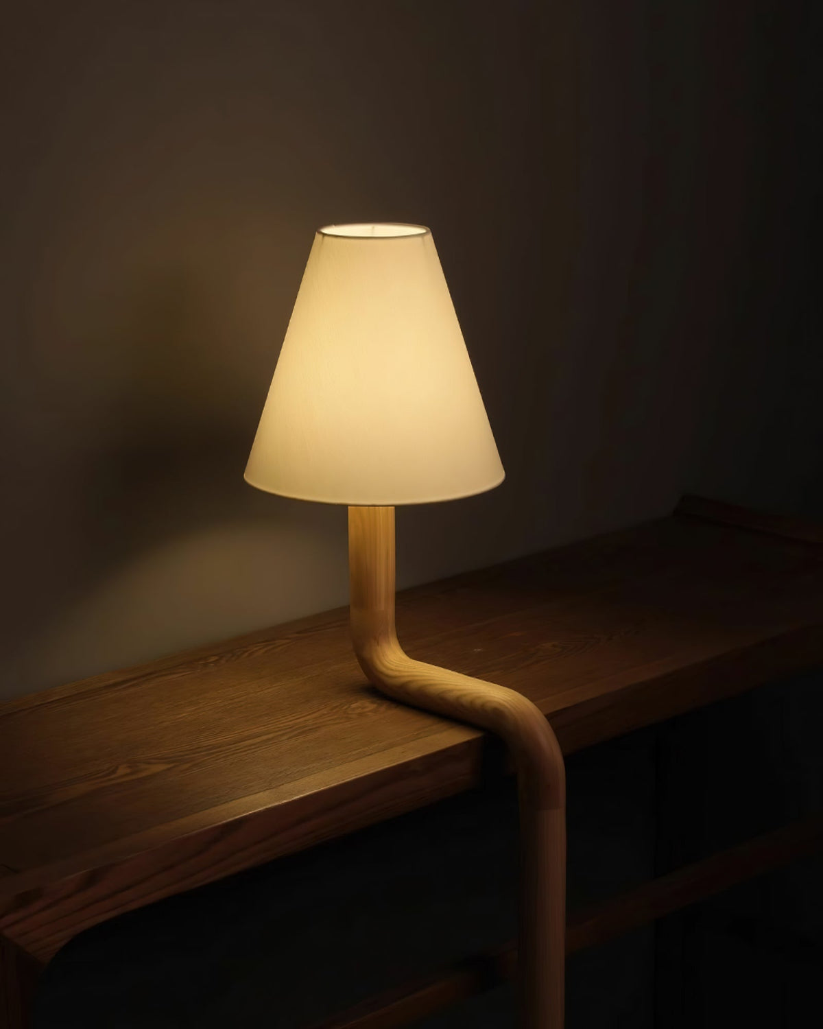 Syleielle Bend hout tafellamp