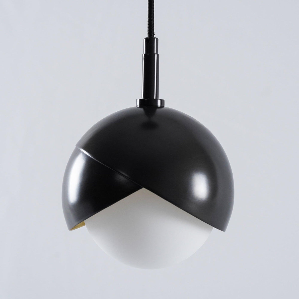 Jynara Hanglamp Messing genest opaal Bolvormig modern