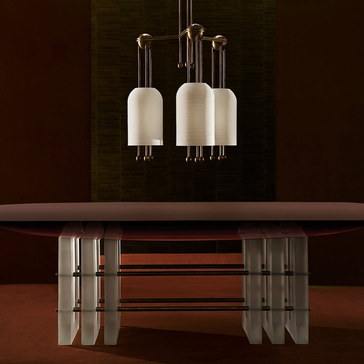 Qir Traditionele Elegante hanglamp van glas