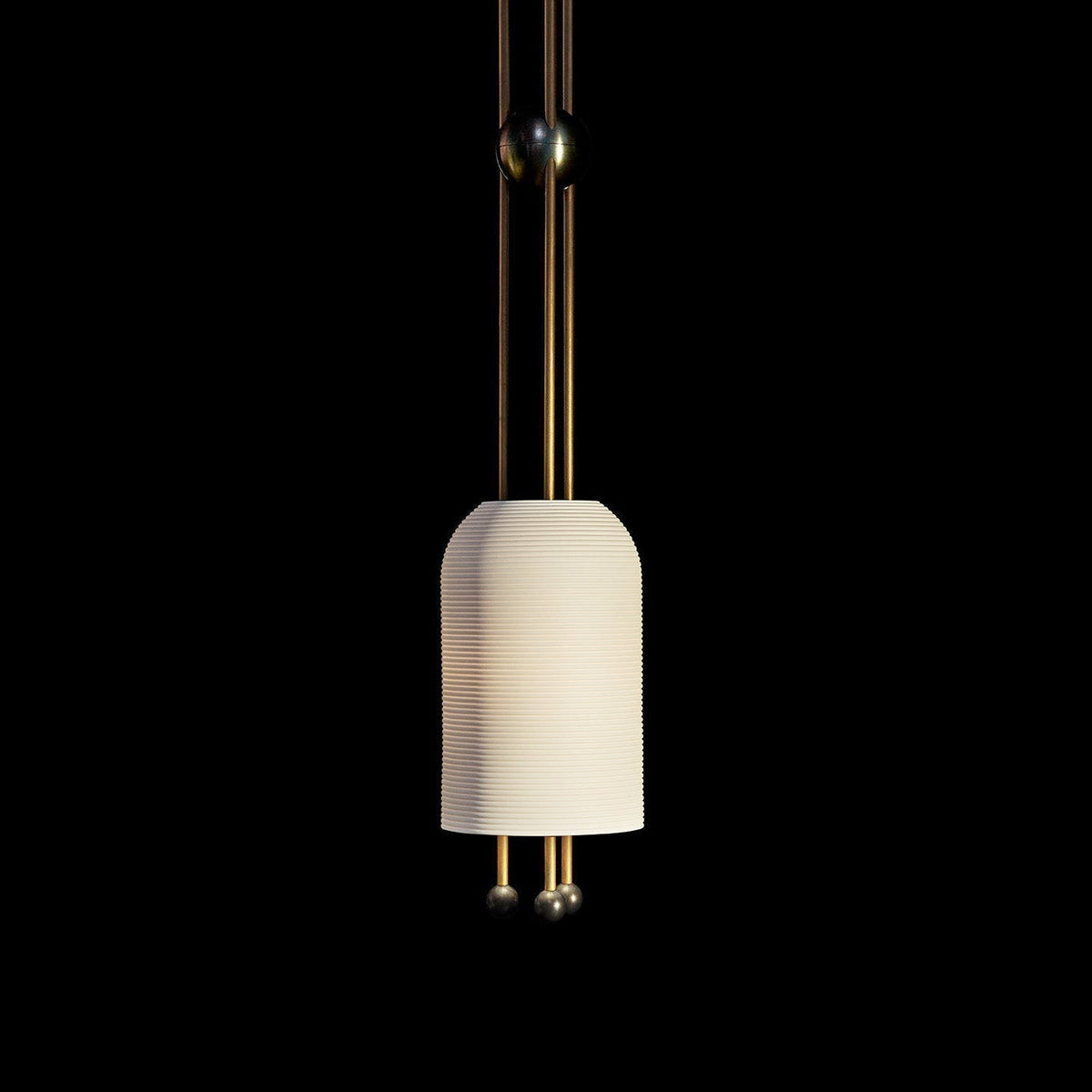 Qir Traditionele Elegante hanglamp van glas