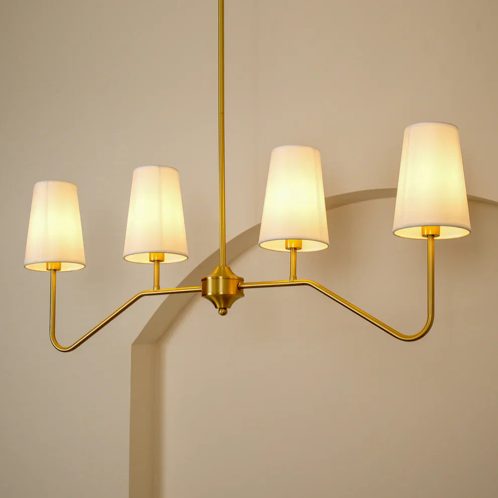 Alessio Vintage Klassiek Metaal Stof Hanglampen Lampenkap Woonkamer Eetkamer