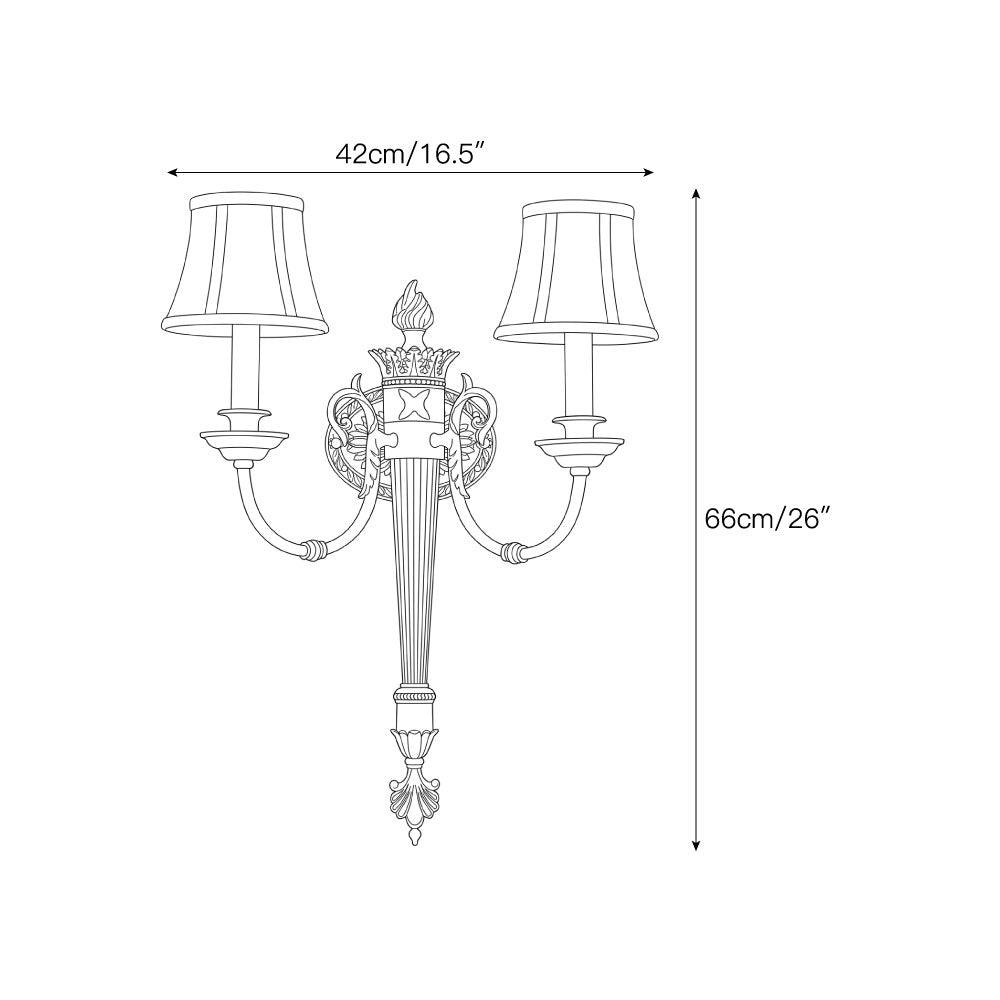 Duke wandlamp