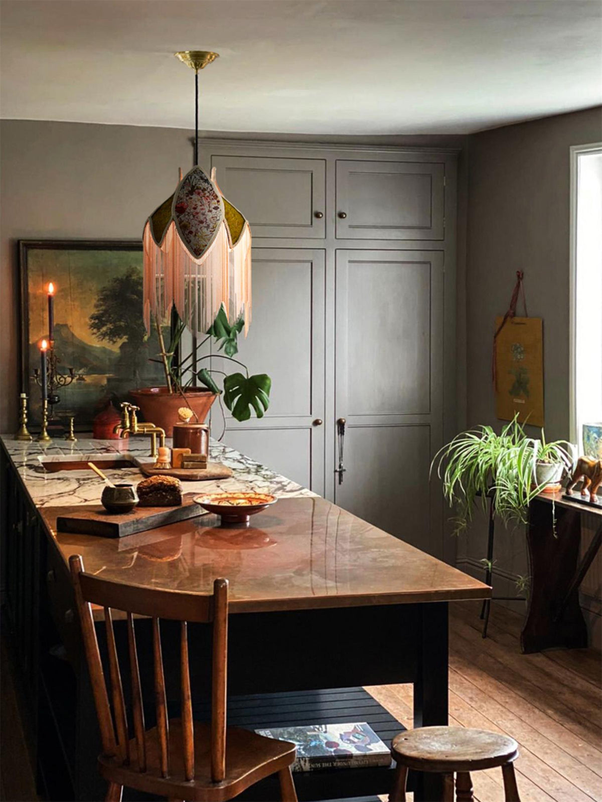 Yolvin unieke hanglamp met franjes