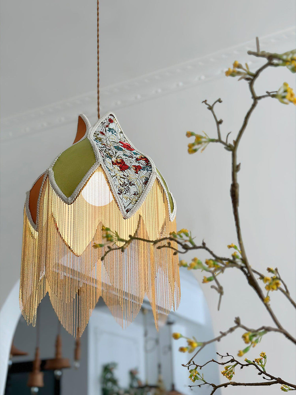 Yolvin unieke hanglamp met franjes