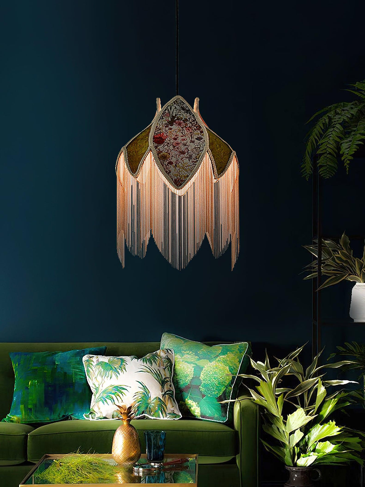 Yolvin unieke hanglamp met franjes