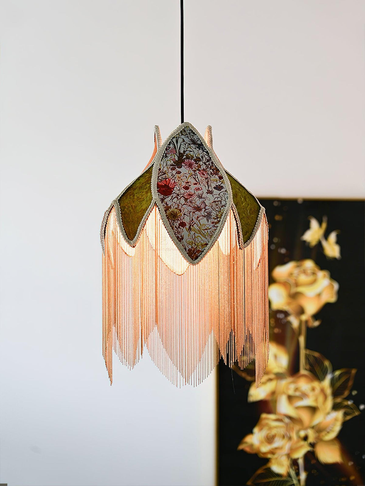 Yolvin unieke hanglamp met franjes