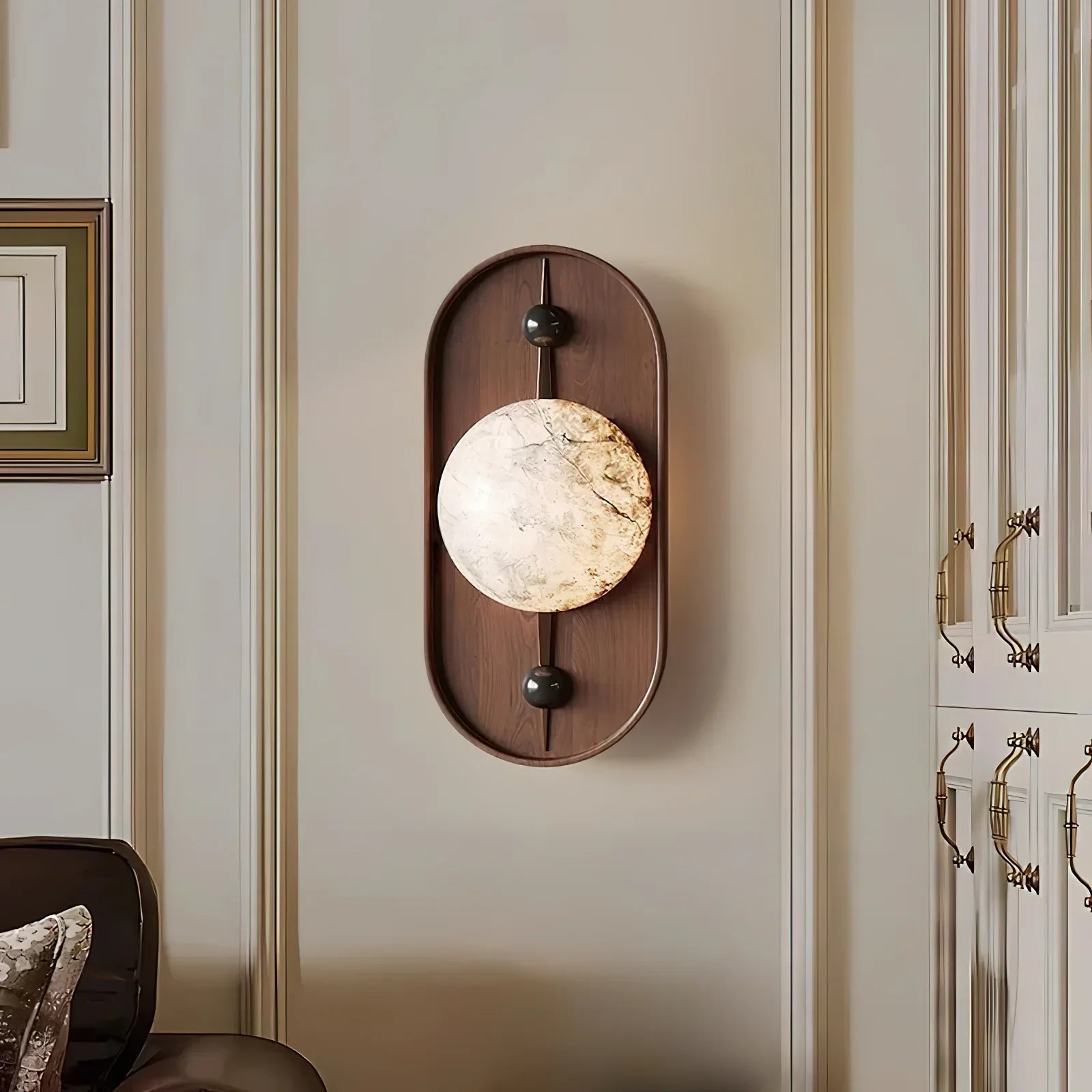 Muto Vintage Metaal Hars LED Wandlamp Slaapkamer Eetkamer