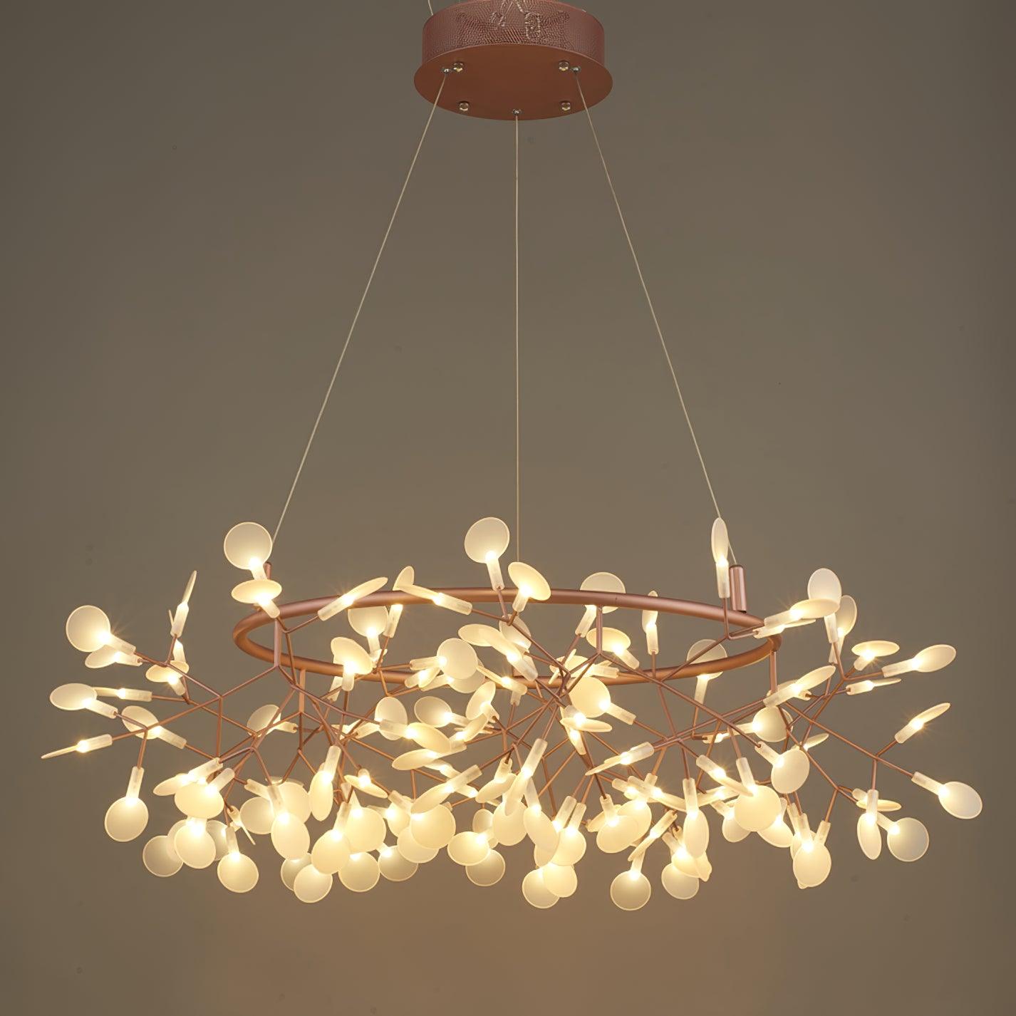 Olivia Rond Design Hanglamp Metaal/Acryl Woonkamer/Slaapkamer