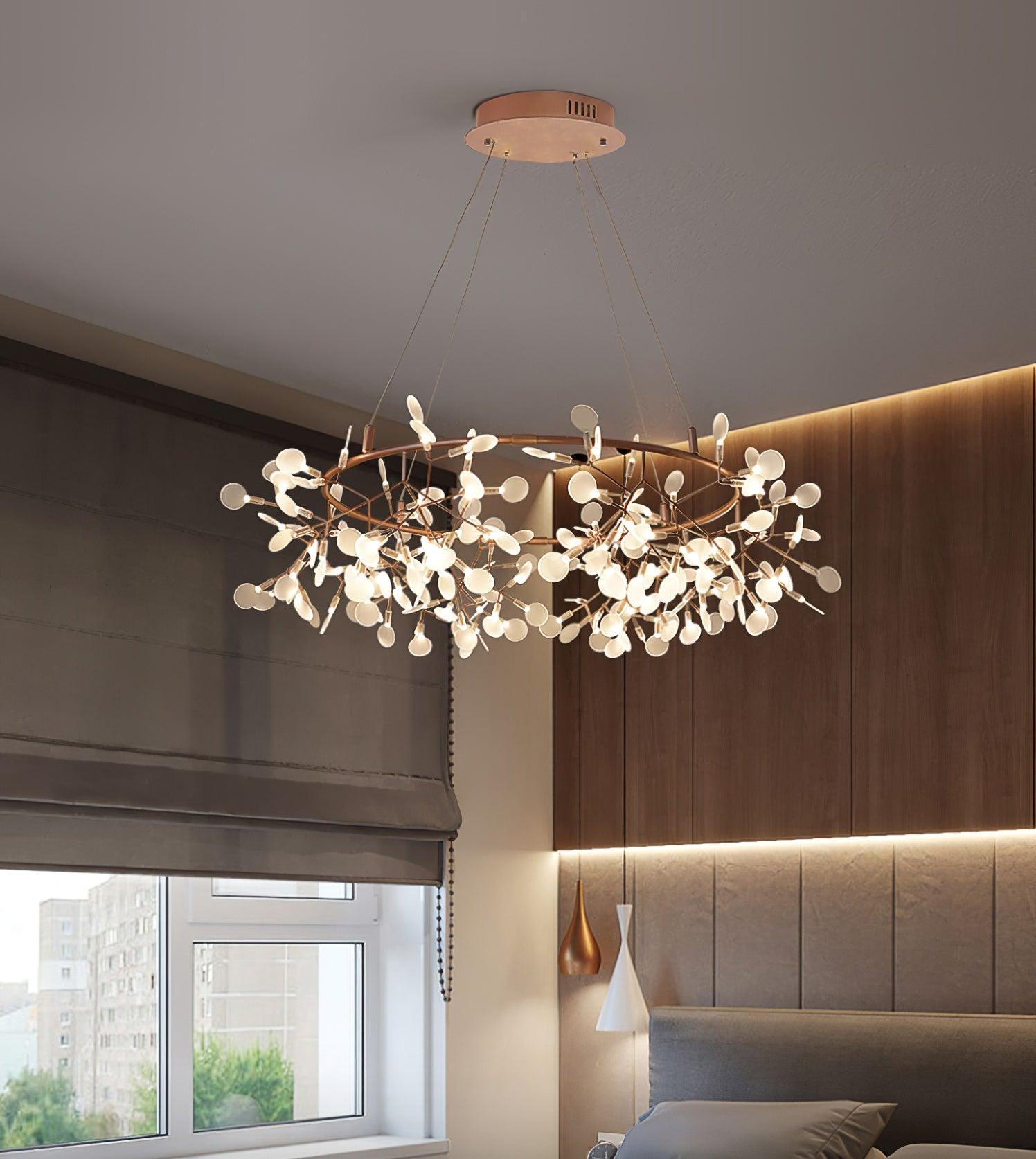 Olivia Rond Design Hanglamp Metaal/Acryl Woonkamer/Slaapkamer