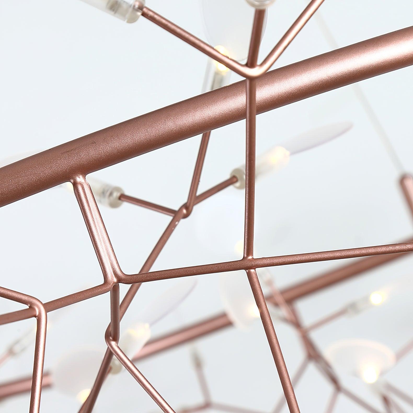 Olivia Rond Design Hanglamp Metaal/Acryl Woonkamer/Slaapkamer