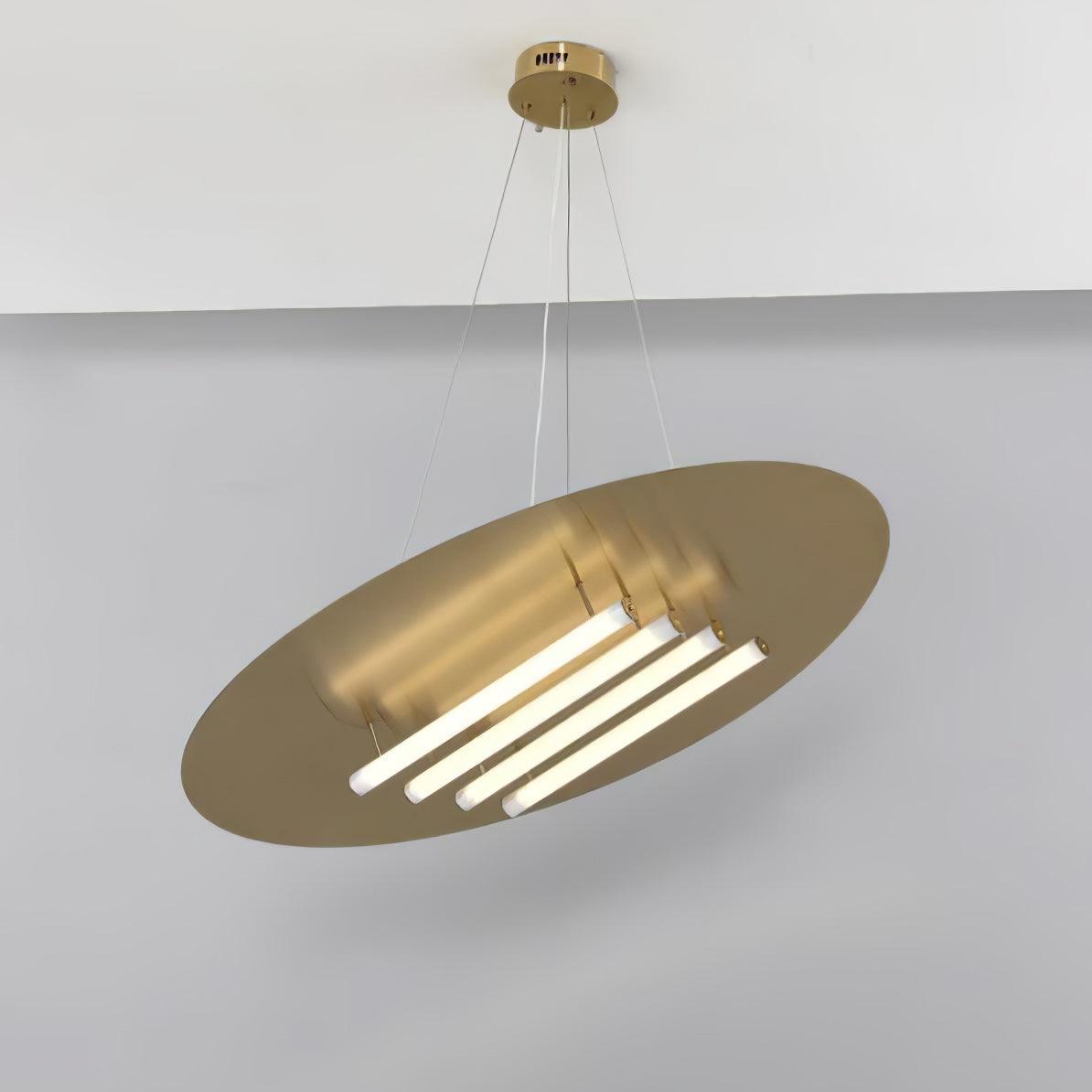 Mirueria moderne hanglamp in goudkleurige afwerking