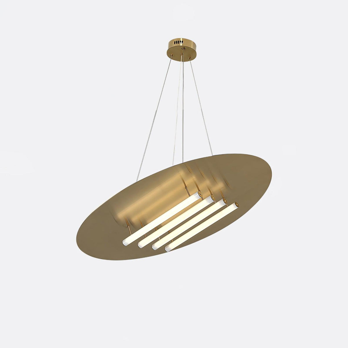 Mirueria moderne hanglamp in goudkleurige afwerking
