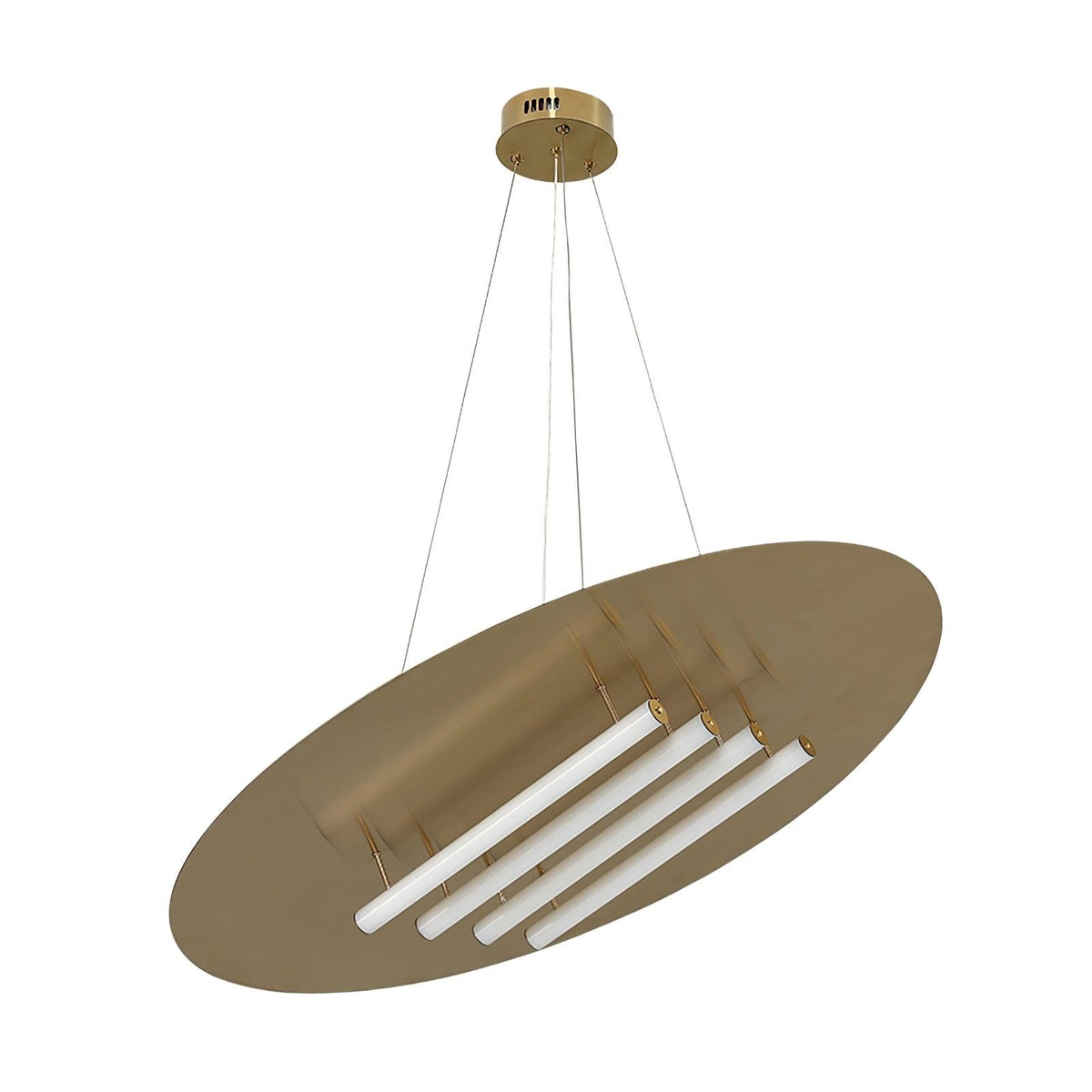 Mirueria moderne hanglamp in goudkleurige afwerking