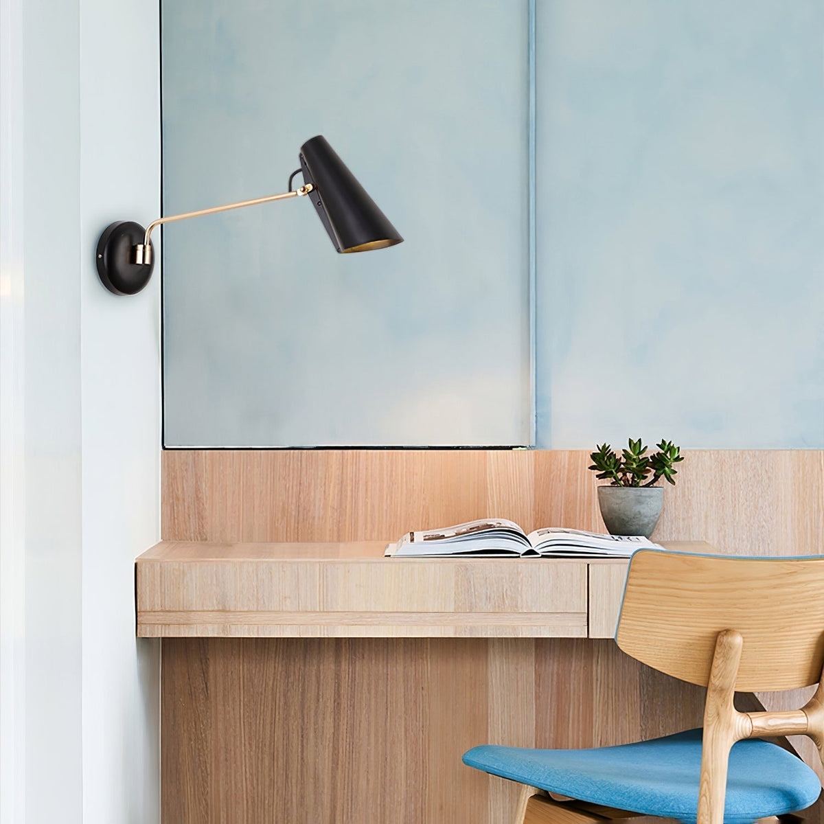 Cedoria Moderne minimalistische wandlamp met vogelvorm
