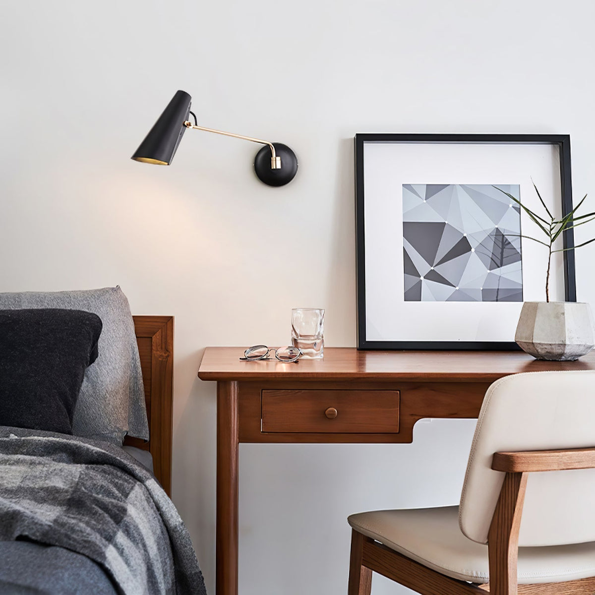 Cedoria Moderne minimalistische wandlamp met vogelvorm