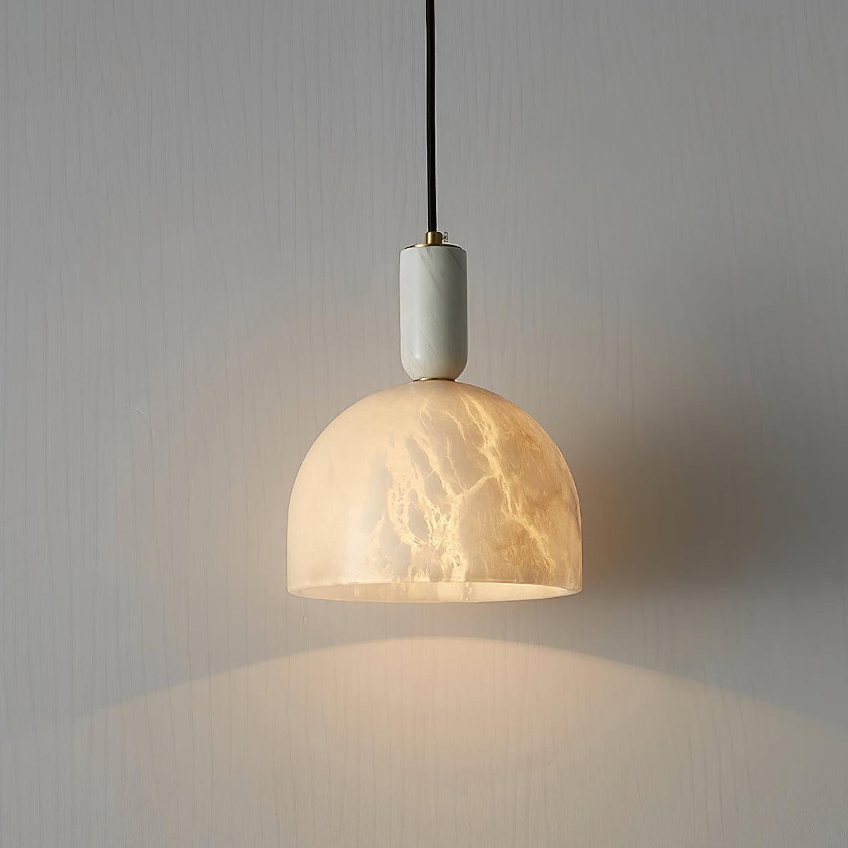Leda minimalistische hanglamp in albast