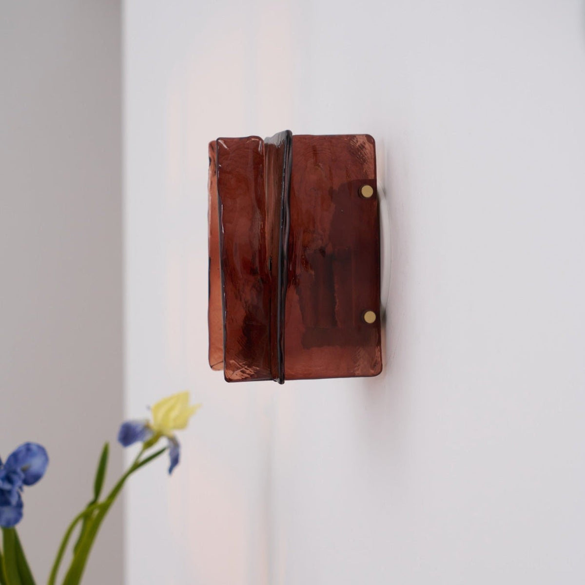 Celuaine Wandlamp Messing Glas helder