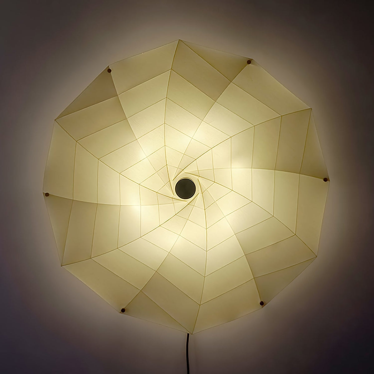 Liniise Spiral stof hanglamp