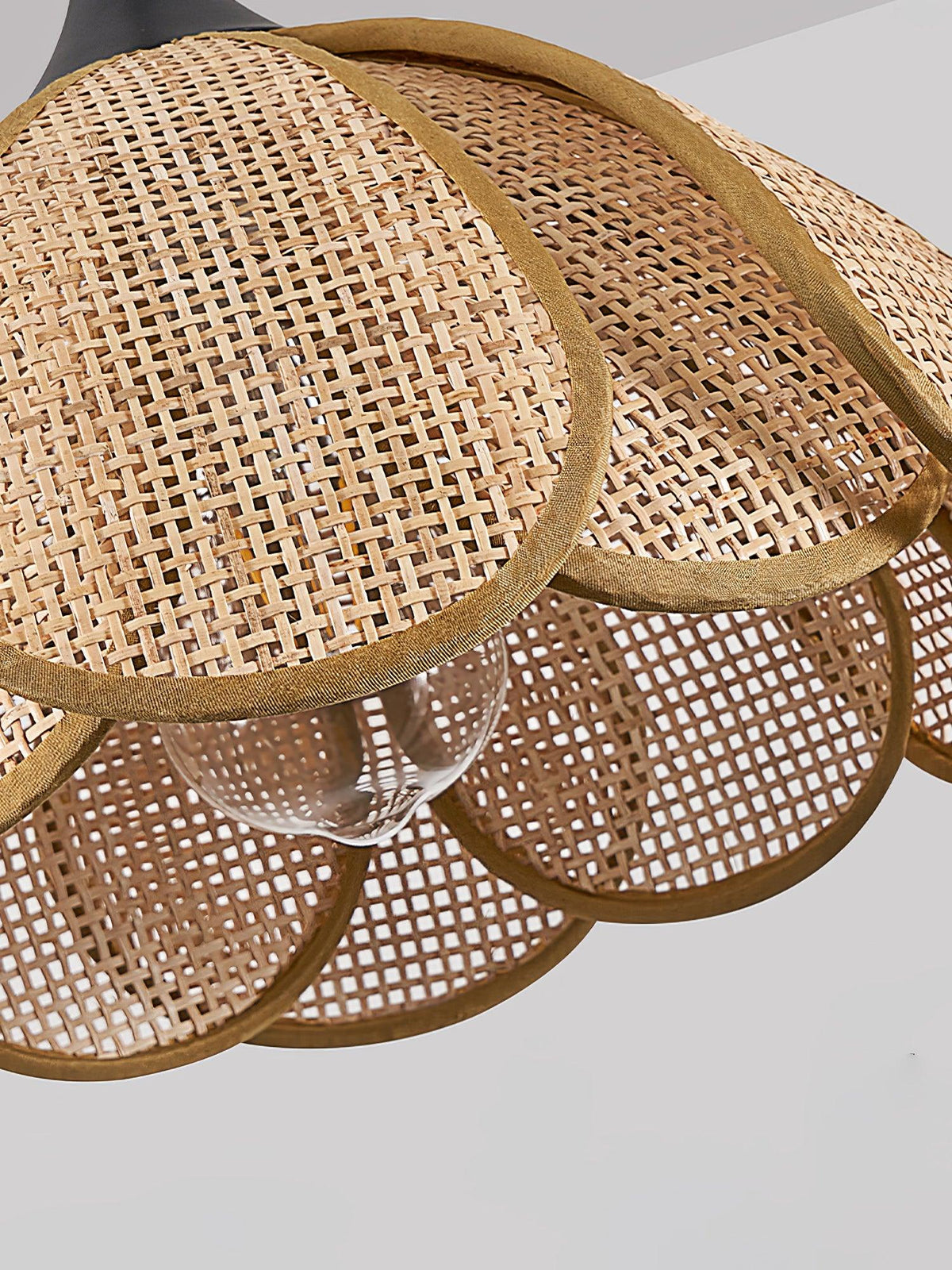 Dyor elegantie Bloom Rotan hanglamp van Stoffen