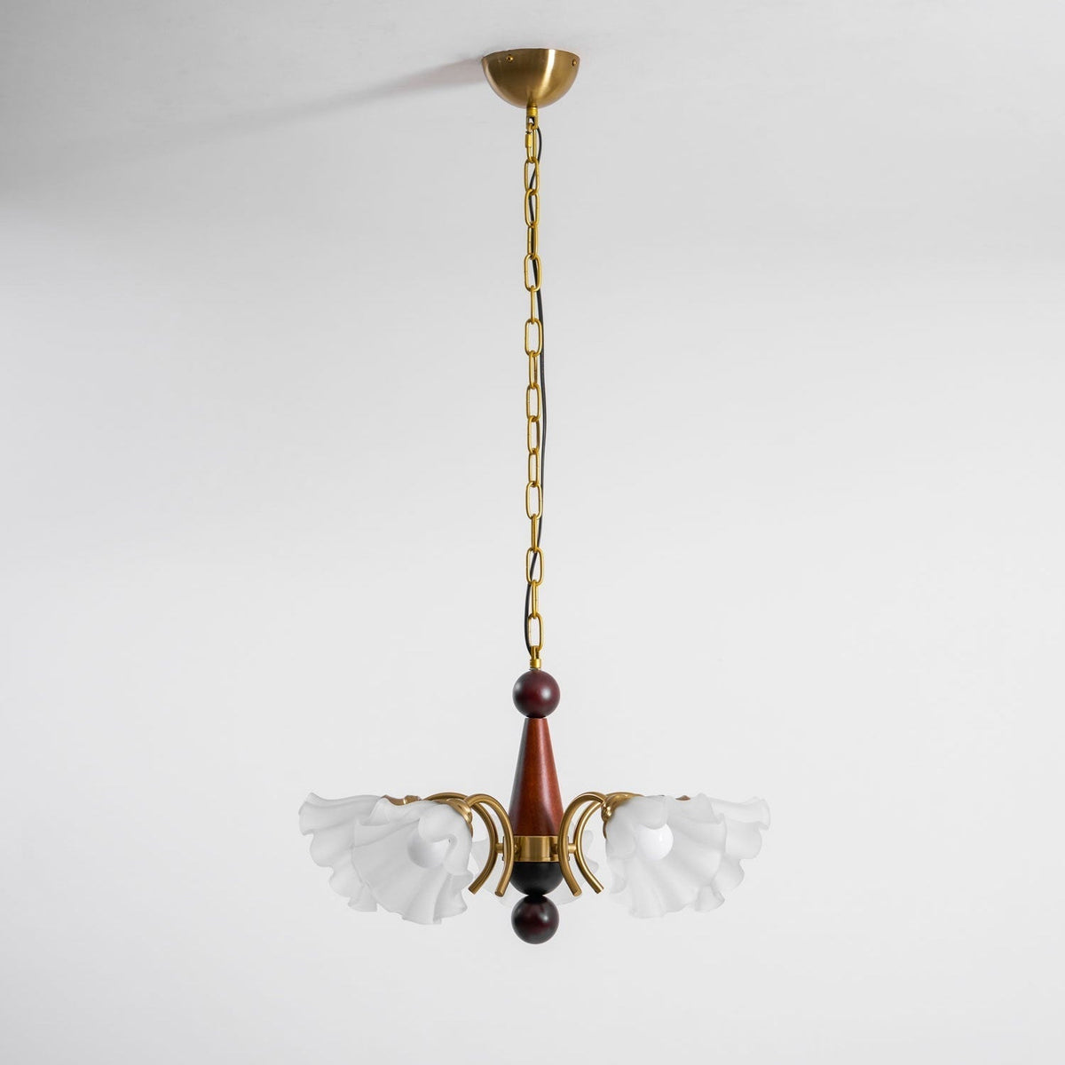 Ilvinan Traditionele Elegantie Houten glas Kroonluchter