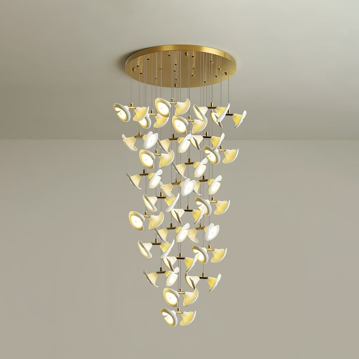 Ernoreth Art Deco Kroonluchter van Keramiek