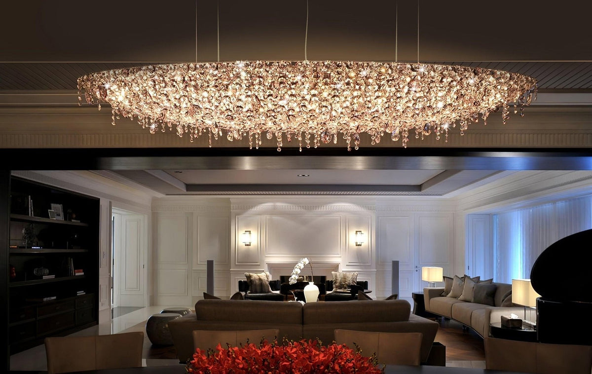 Zyrs kristal hanglamp