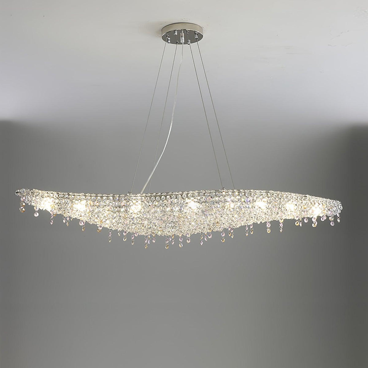 Zyrs kristal hanglamp