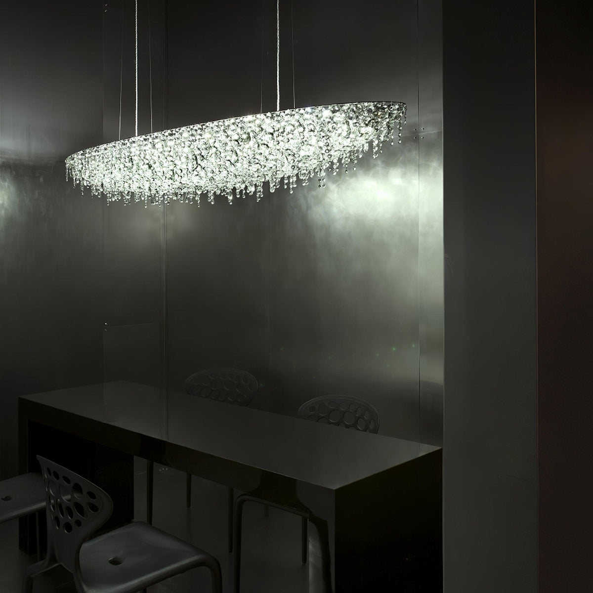 Zyrs kristal hanglamp