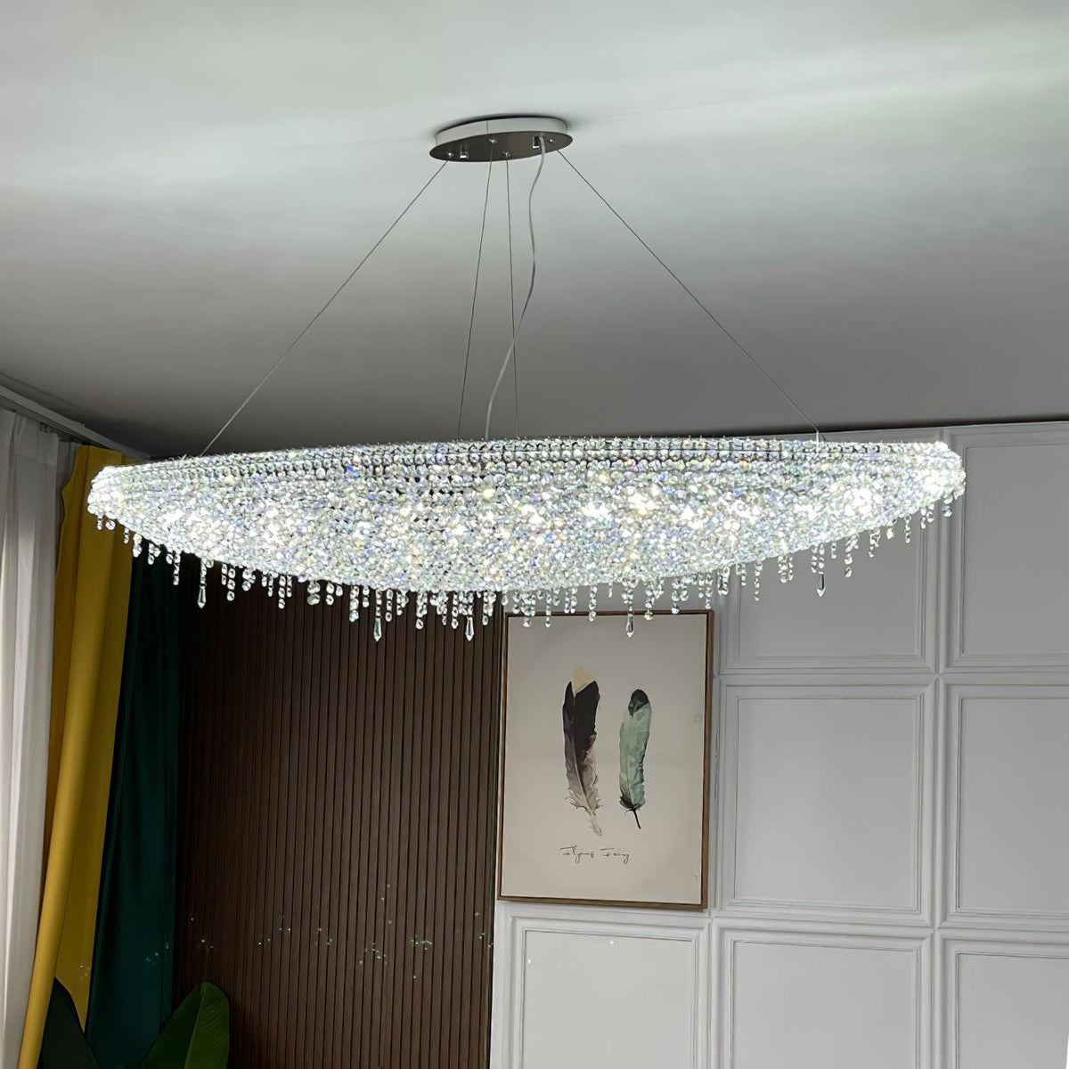 Zyrs kristal hanglamp