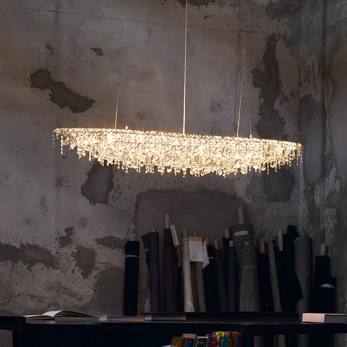 Zyrs kristal hanglamp